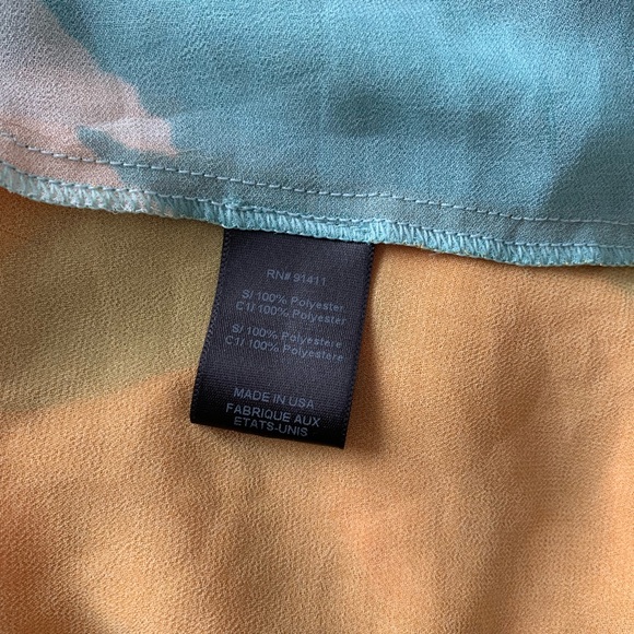 Clover Canyon sheer patterned top size S - Picture 5 of 5